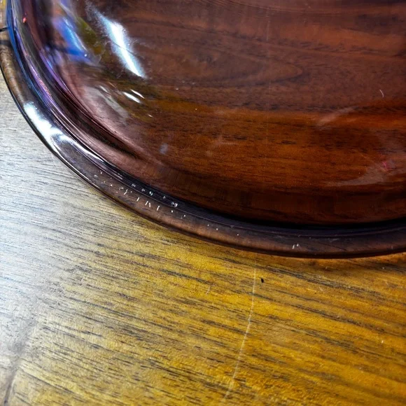 Pyrex Corning Vision cranberry tempered glass 2.5 L pot with lid - Picture 8 of 9